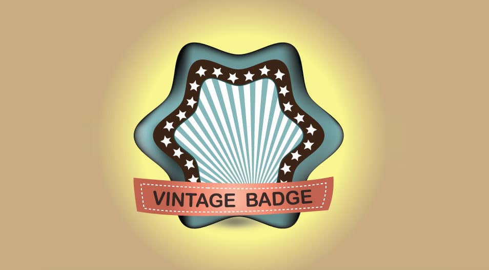 Retro Vintage Badge Vector