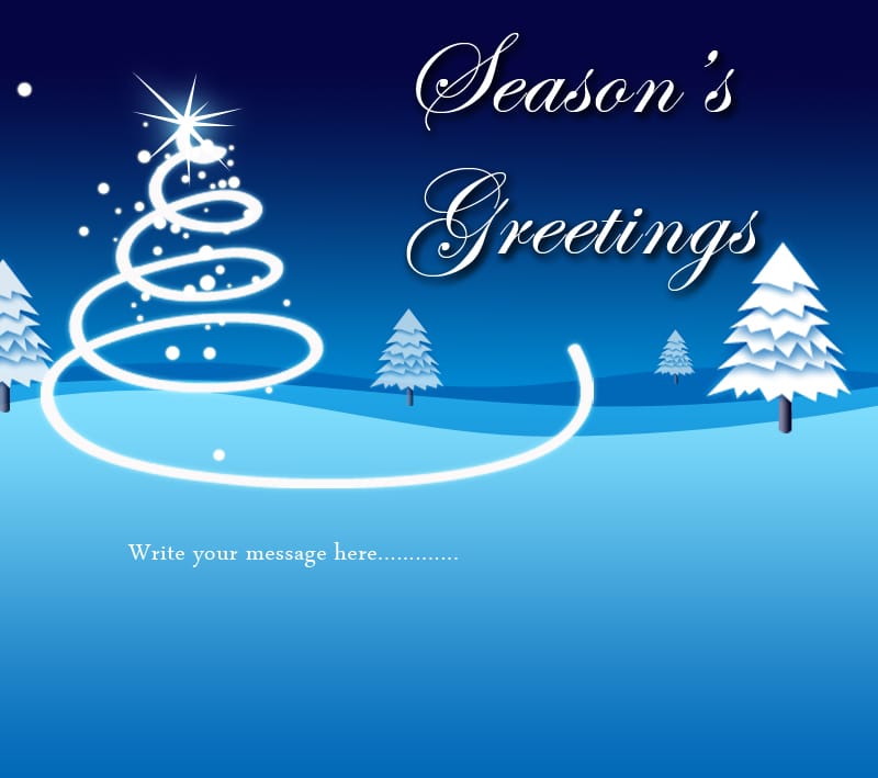 Seasons Greetings Digital Card