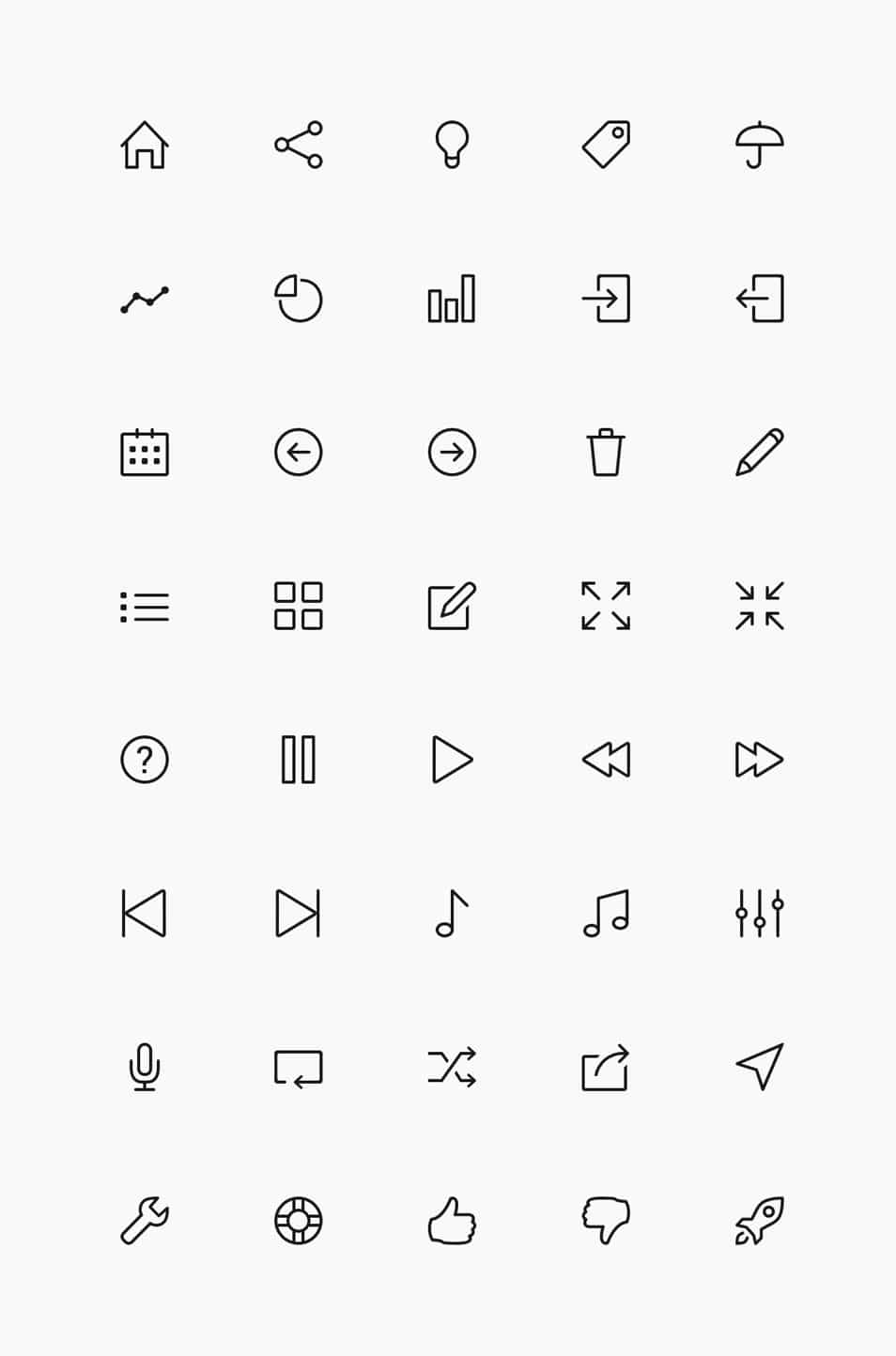 60+ Free Line Icon Sets › Free Icons » CSS Author