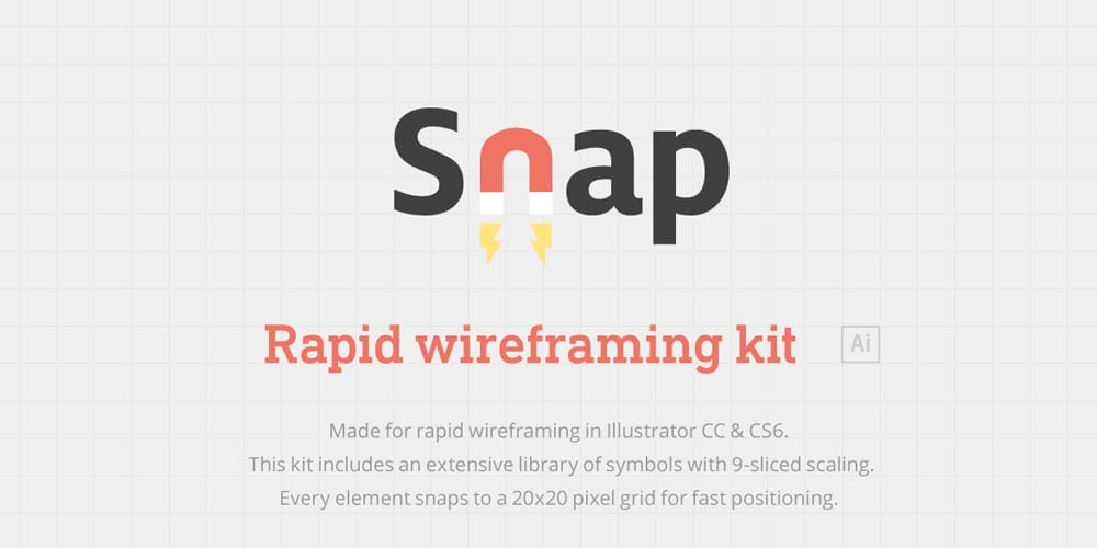 Snap - Rapid Wireframing Kit