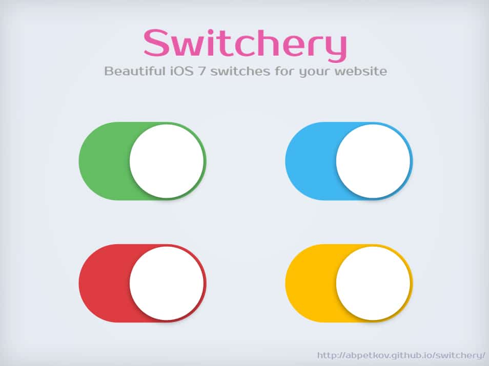 Switchery Beautiful iOS 7 switches 