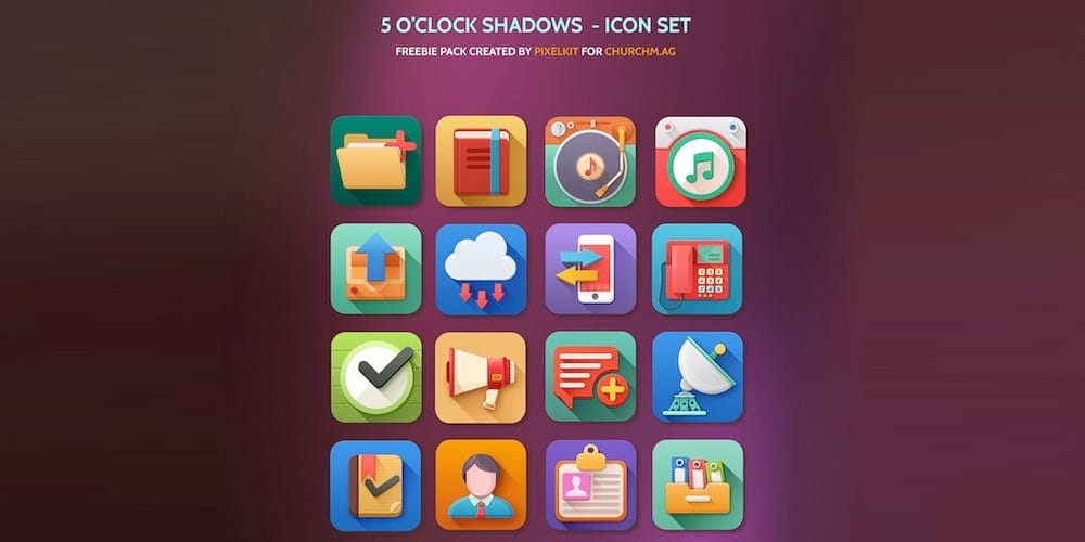 The 5 Oclock Shadows Icon Set