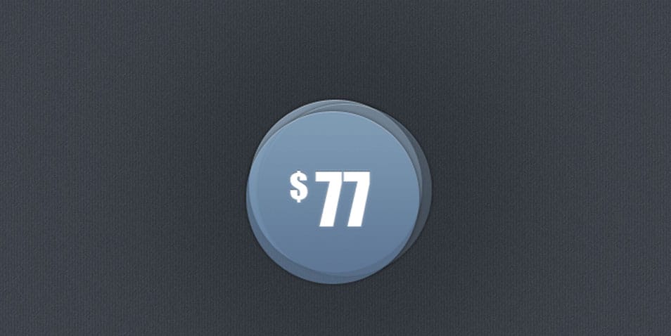 Transparent Rounded Ui Price Badge PSD