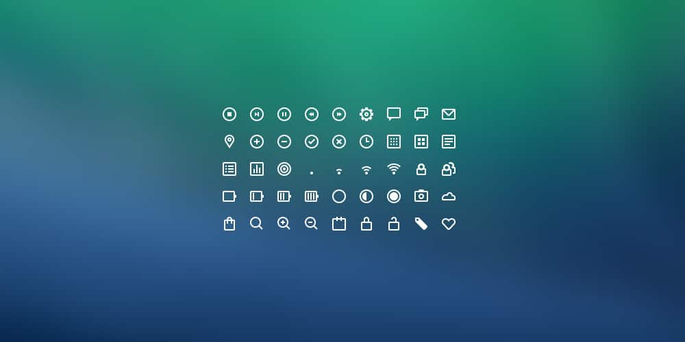 UI Icons PSD
