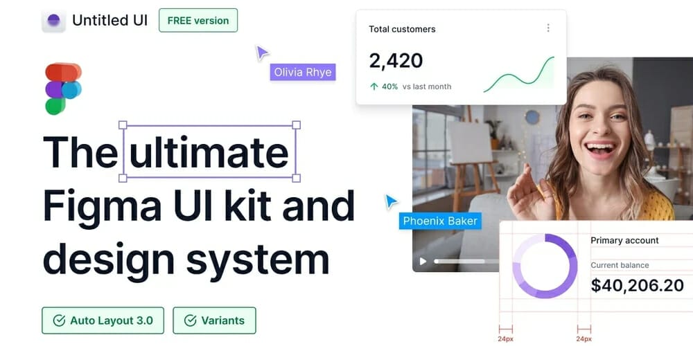 ultimate Figma UI kit and design system