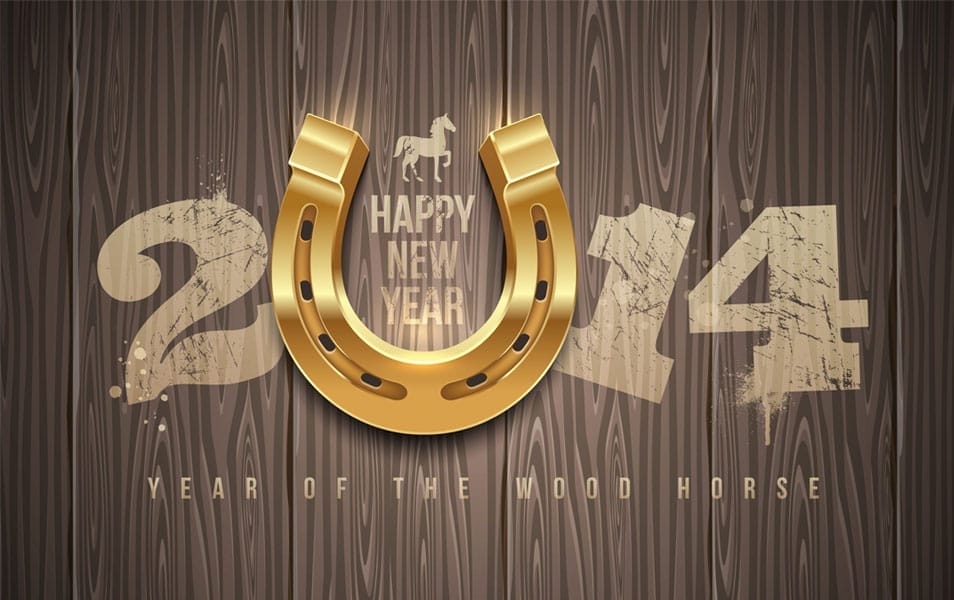 Wood Horse New Year Wallpapers