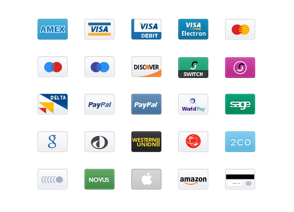 Credit Card Icons Credit Card Icons