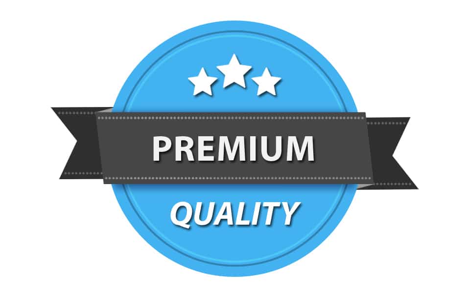 Premium quality badge template