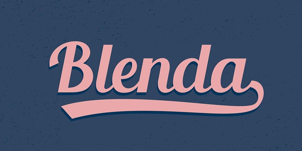Blenda Script Free Font