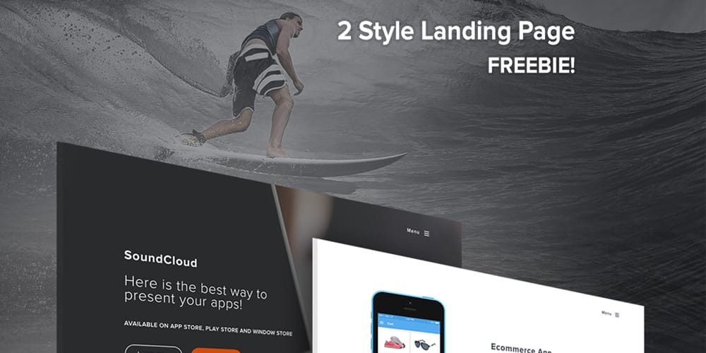 Free Landing Page Templates PSD