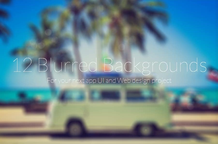 12 free blurred backgrounds
