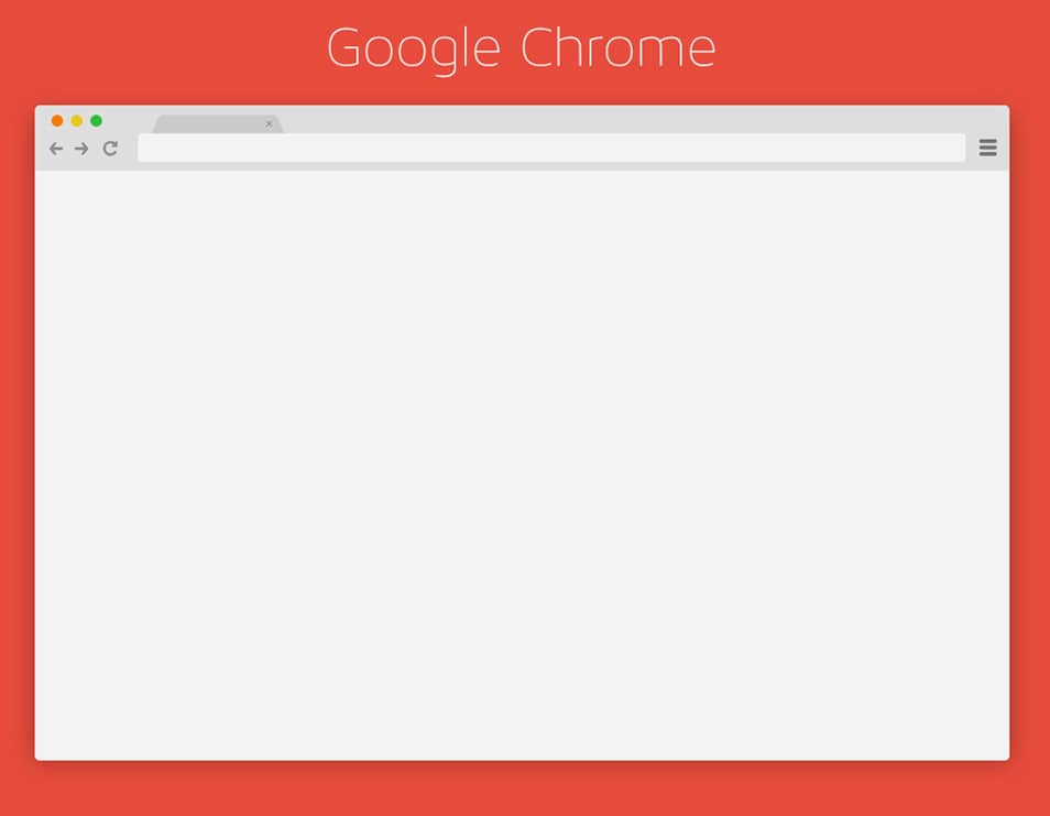 Chrome Browser PSD 