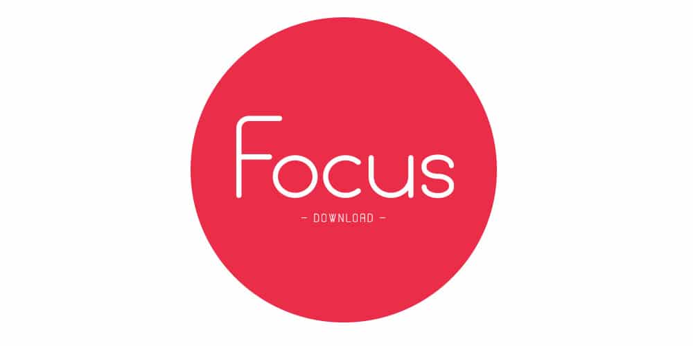 Focus Free Typeface