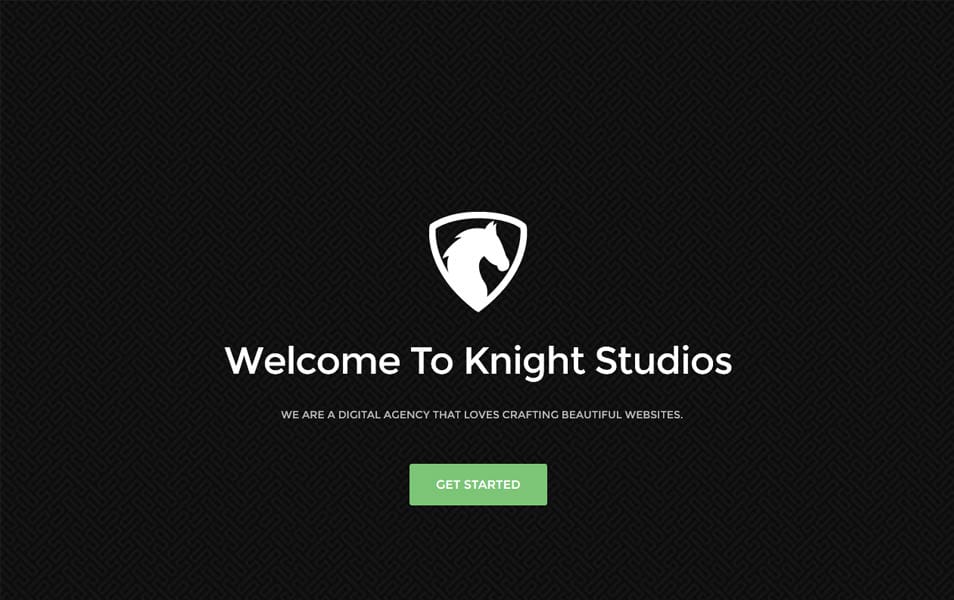 KNIGHT One Page Bootstrap Template