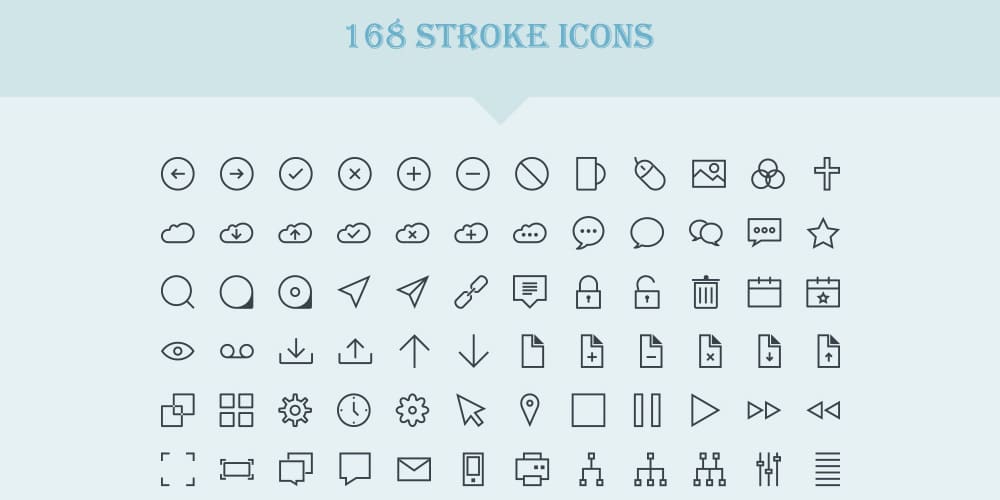 Vector Stroke Icons