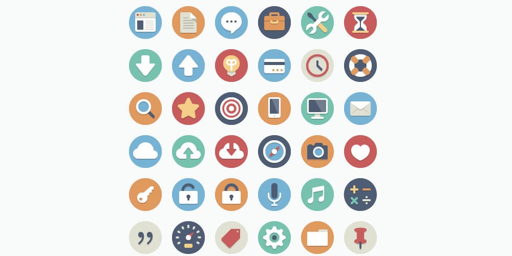 Beautiful Flat Icons