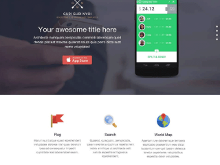 Bootstrap 3 Single Page Template