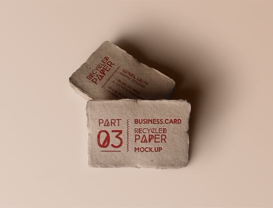 Business Card Mock Up PSD