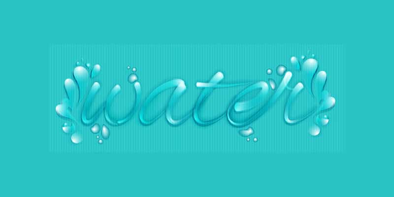 Create a Custom Water Font