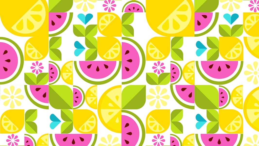 Create a Simple Shape Fruit Vector Design