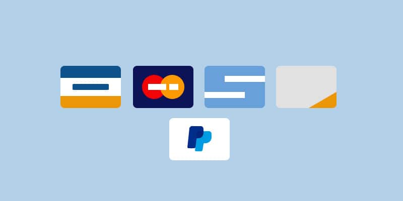 Free Payment Method & Credit Card Icon Set 21 Credit Card Icons PSD