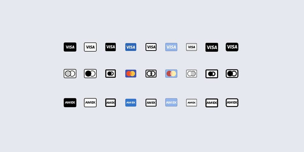Free Payment Method & Credit Card Icon Set 29 Credit-Card-Logos