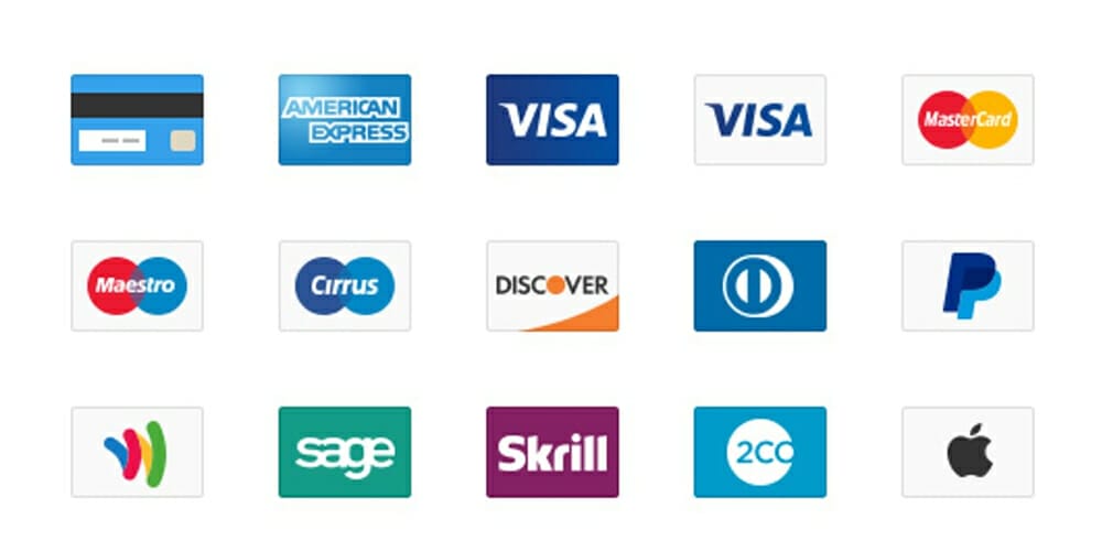 Credit Card Web Icons