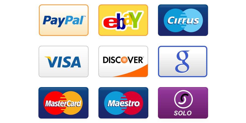 Credit Card and Payment Icons 