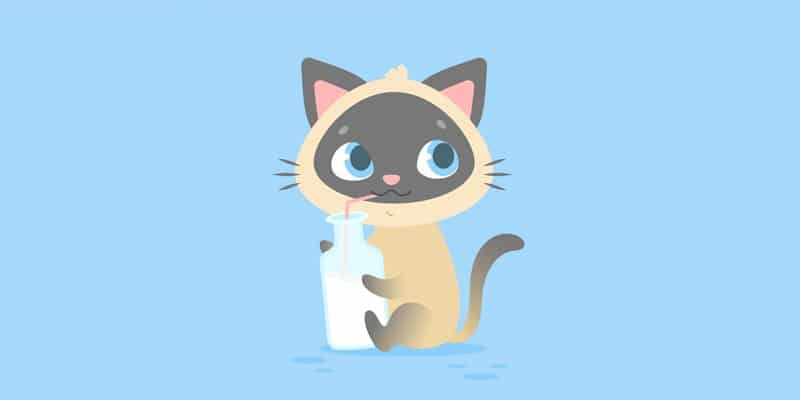 Cute Cartoon Kitten 