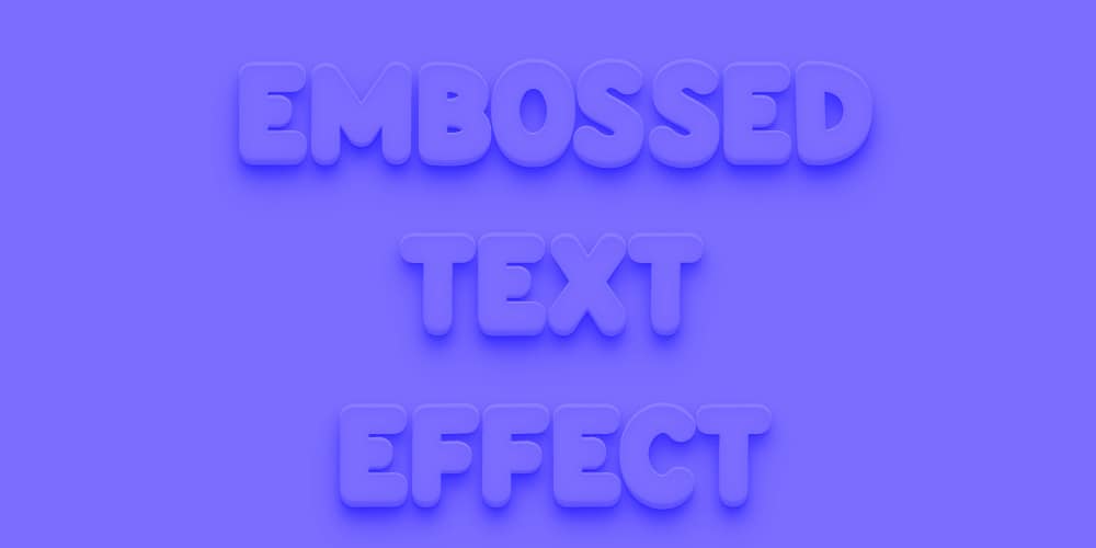 Emboss-Text