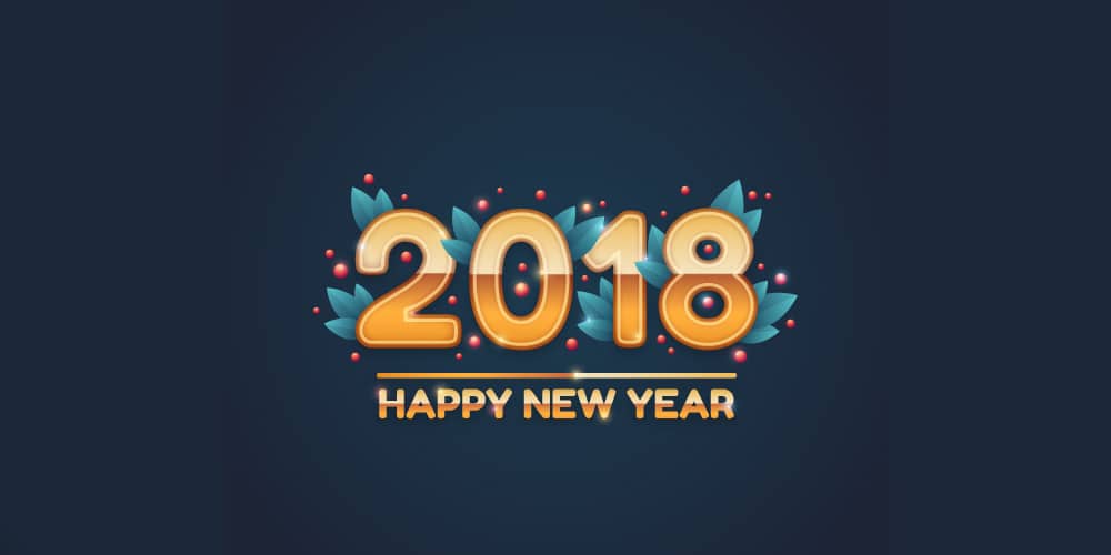 Festive 2018 New Year Card
