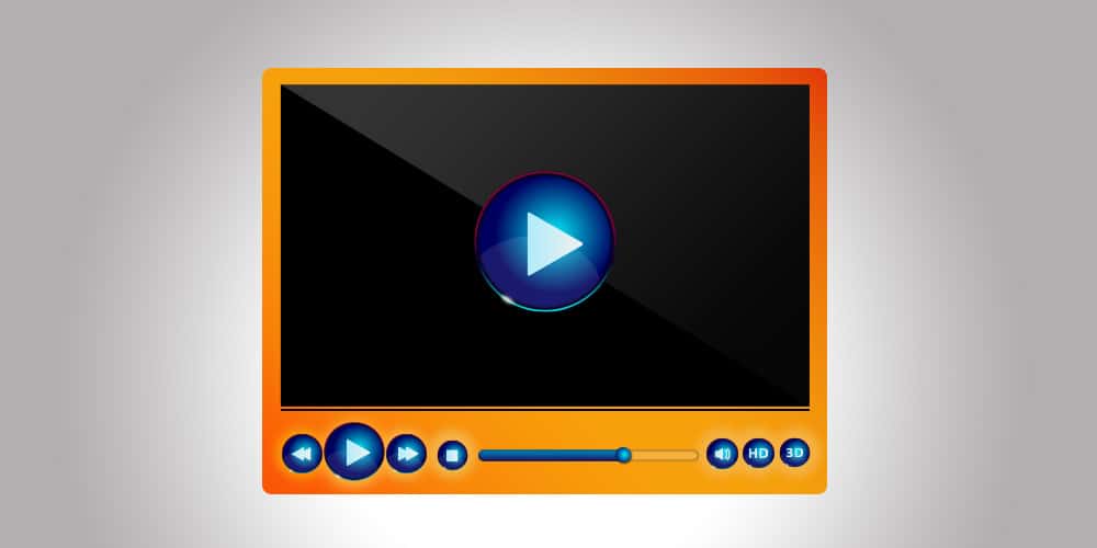 Free Classic Media Player PSD