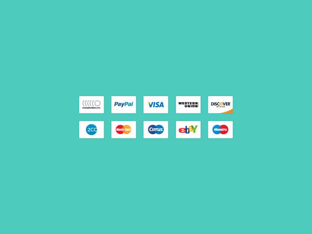 Free credit card icons