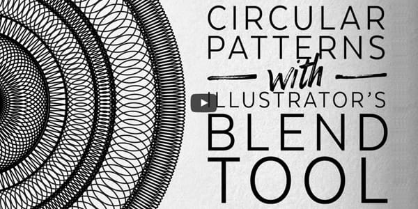 How To Create Circular Patterns with the Blend Tool in Adobe Illustrator