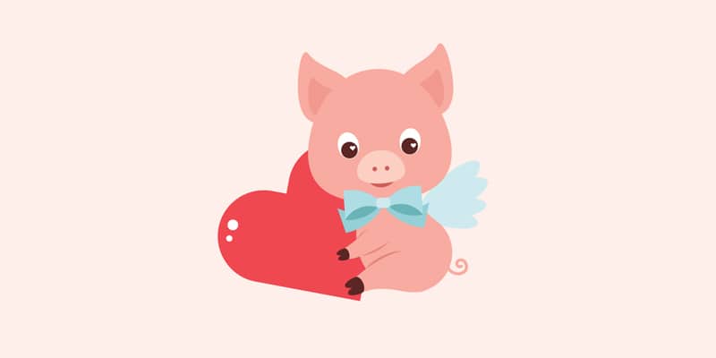How to Create a Valentines Piglet Illustration in Adobe Illustrator