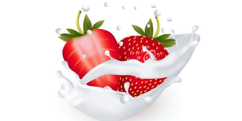 How to Use Gradient Mesh to Create Strawberries in a Milk Splash