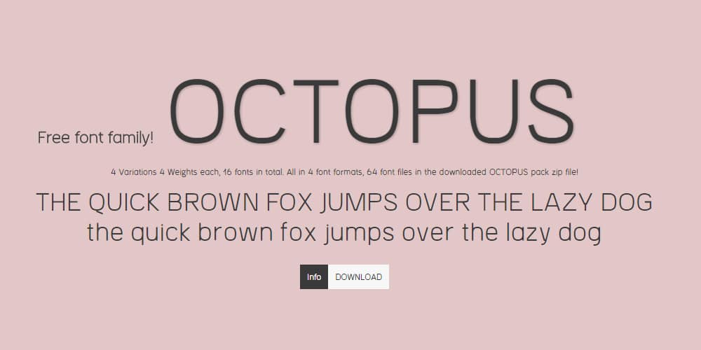 Octopus Free Font