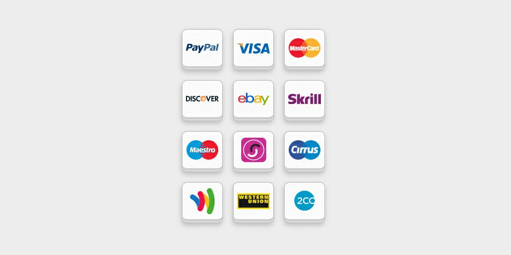 Free Payment Method & Credit Card Icon Set 42 Online Payment Icon Set