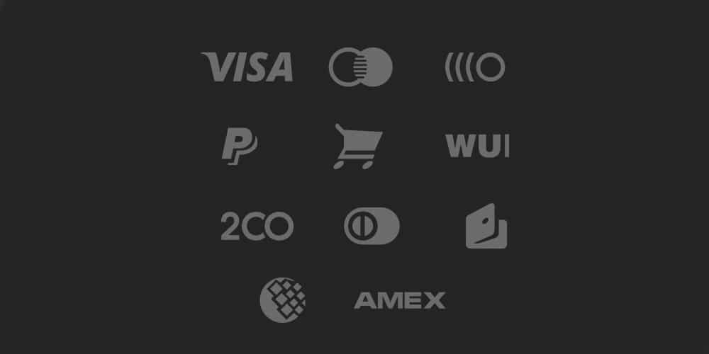 Payment Gateway Icons PSD