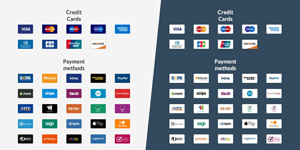 Free Payment Method & Credit Card Icon Set 36 Payment Icons
