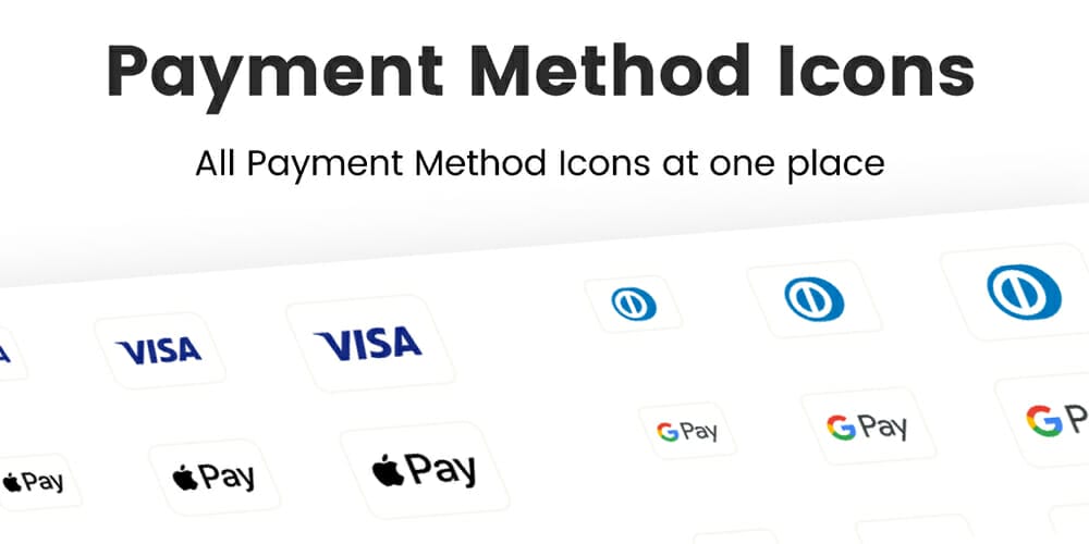 Free Payment Method & Credit Card Icon Set 44 Payment Method Icons and Buttons