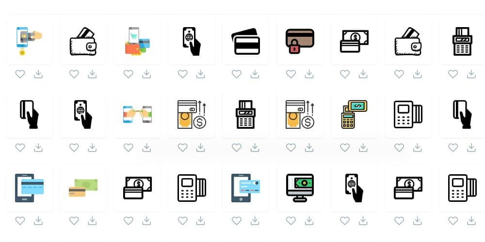 Free Payment Method & Credit Card Icon Set 39 Payment Method Vectors