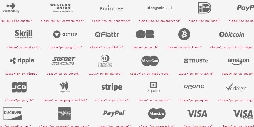 Free Payment Method & Credit Card Icon Set 28 payment-webfont