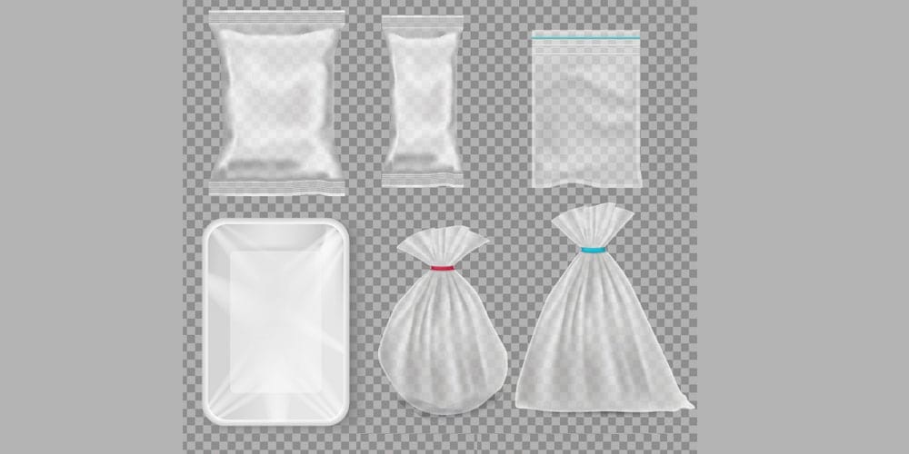 Draw a Set of Various Polypropylene and Plastic Packages in Adobe Illustrator