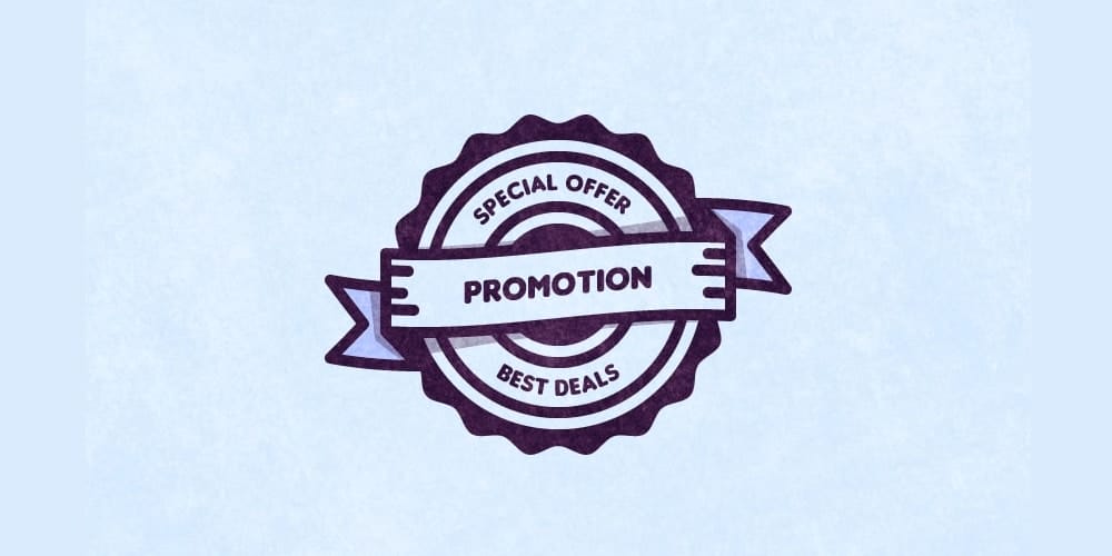 Promotion Vector Badge