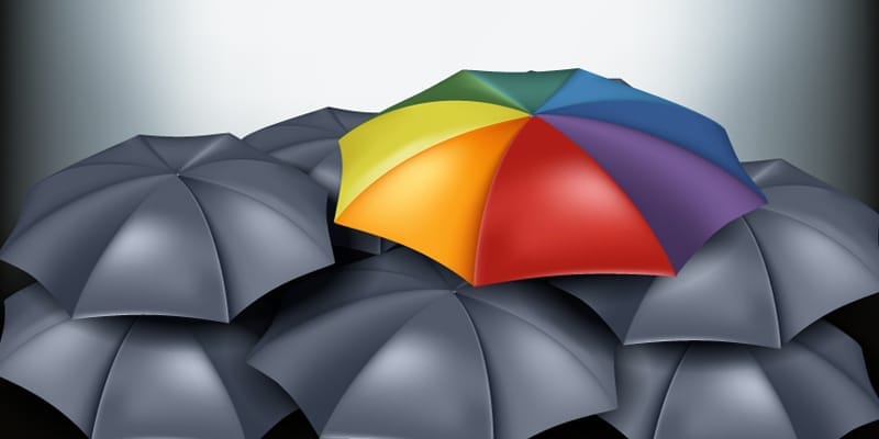 Rainbow Umbrella 