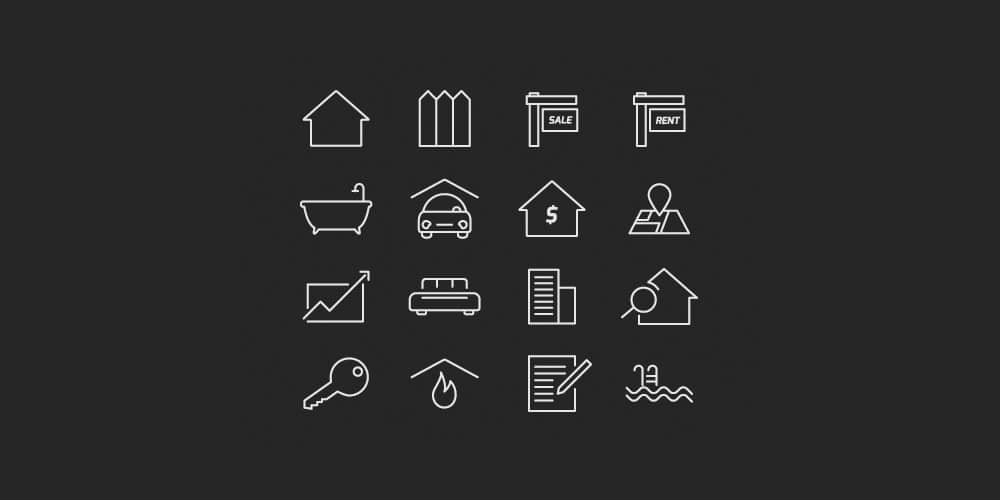 Real Estate Icons