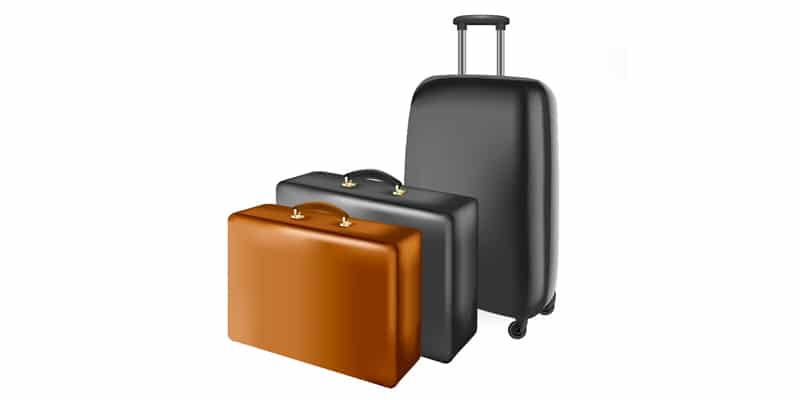 Set of Vector Suitcases