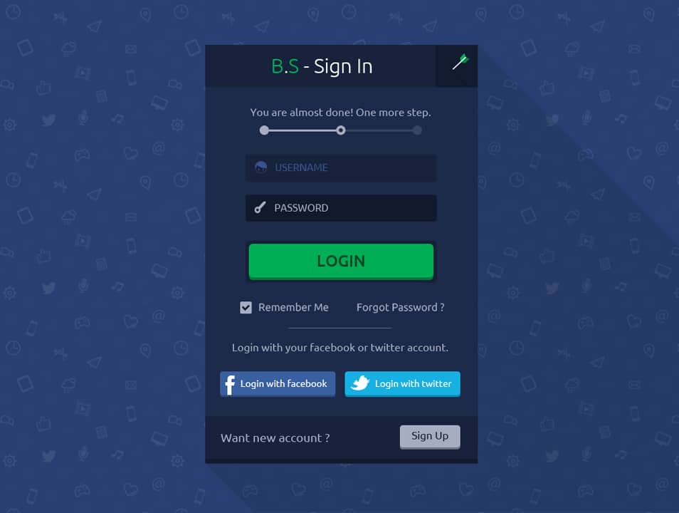 Sign In Sign Up Forms