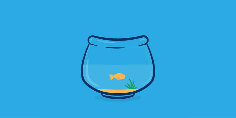 Simple Fishbowl Illustration 